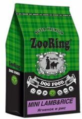 ZOORING Adult MINI  Dog Lamb сухой корм для взрослых собак Мелких пород ЯГНЕНОК / РИС (700гр)