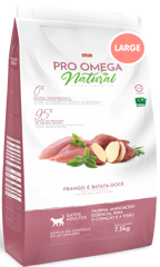 NATURAL PRO-OMEGA Gatos BIG Large ADULTOS Frango / Batata-Doce сухой корм для ВЗРОСЛЫХ кошек и котов КРУПНЫХ пород ЦЫПЛЕНОК / СЛАДКИЙ БАТАТ (1 кг)