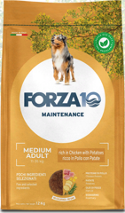 FORZA10 Maintenance Adult Medium Chicken/Potato (Pollo/Patate) повседневный для взрослых собак Средних пород КУРИЦА / КАРТОФЕЛЬ (12 кг)